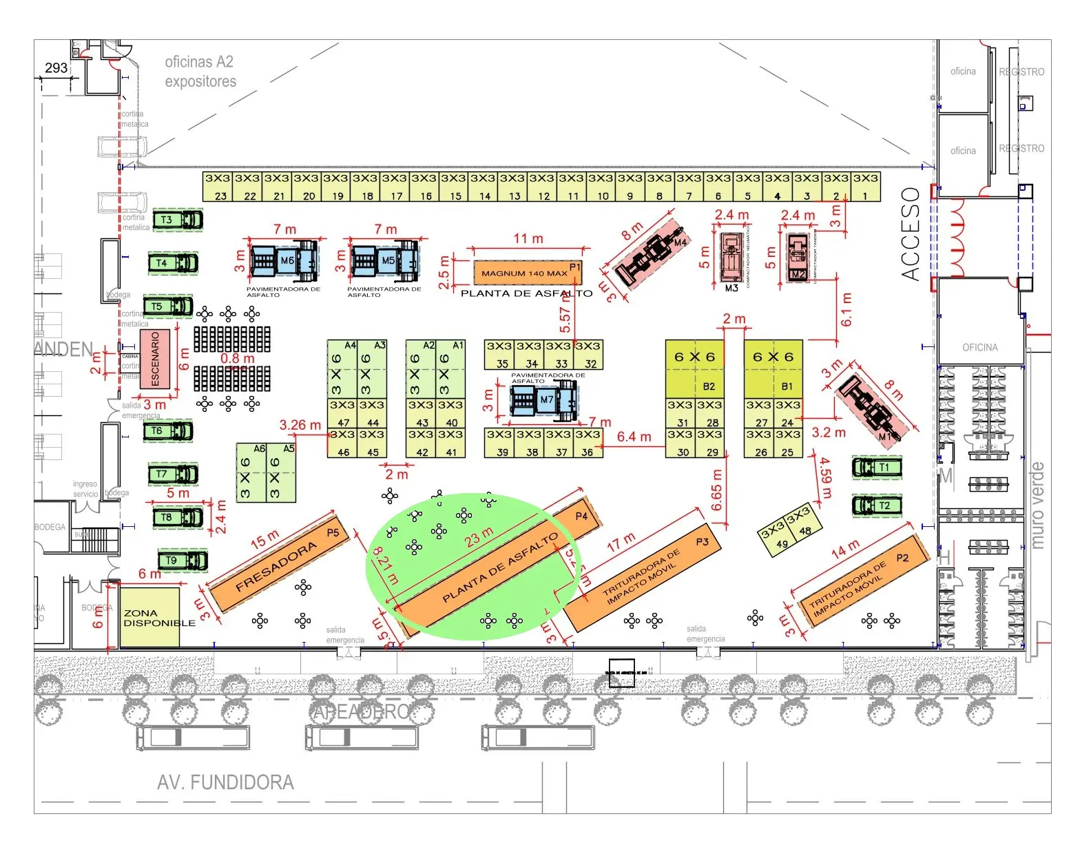 Espacio 3.5m X 23m P4