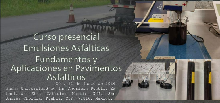 Acceso Curso Emulsiones Asfalticas Junio  2024 UDLAP